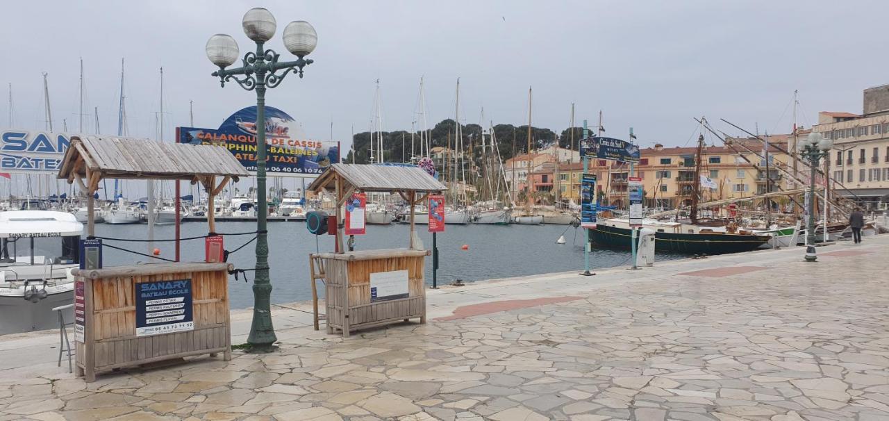 Appartement Entier Au Dessus De Villa, Climatisation Reversible Poele A Bois Tres Chaleureux , Wi Fi Parking Privee Gratuit Situation 500 M, Plage Et Centre Ville Sanary-sur-Mer Bagian luar foto